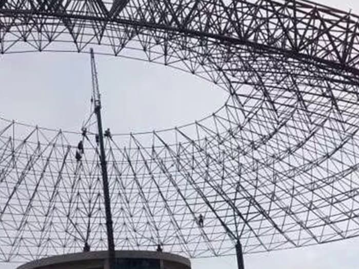 东台篮球馆球形网架厂家价格