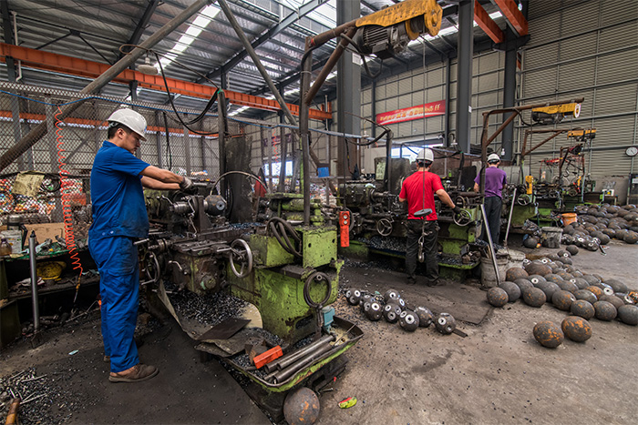 东台网架配件车间